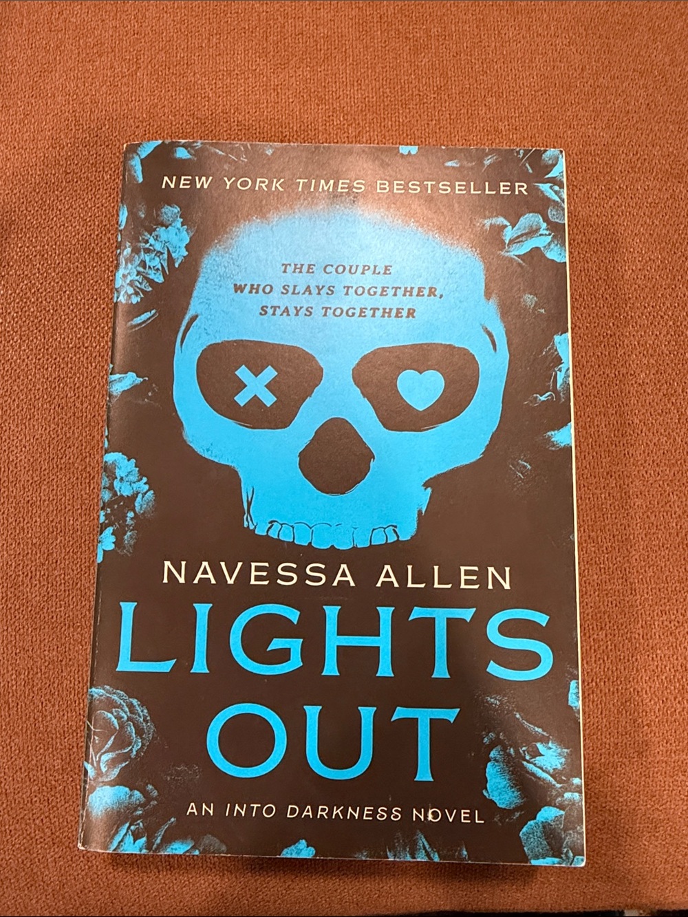 Lights Out Paperback Book - Blue and Black